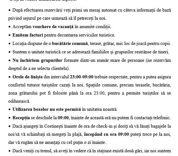 Guest house Vacanta Costinesti